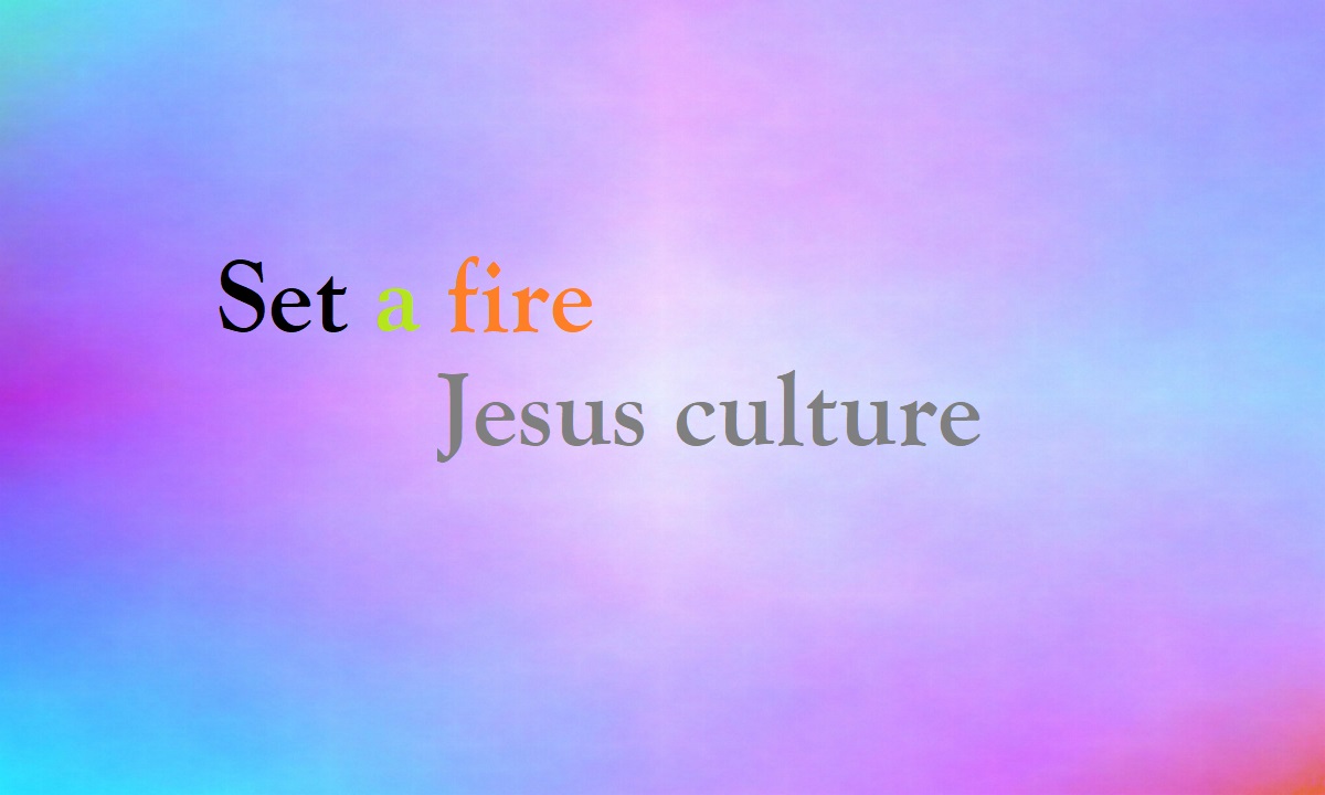 Set a fire chords By jesus culture
