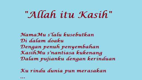 Allah Itu Kasih