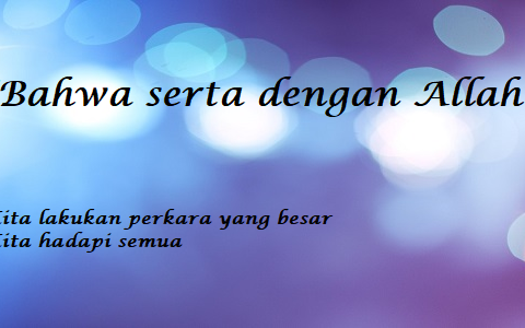 Bahwa Serta Dengan Allah