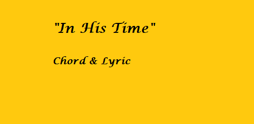 In His Time