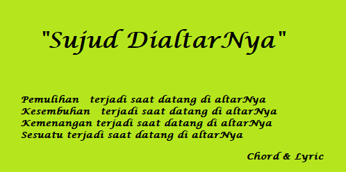 Sujud DialtarNya