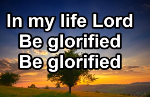 In My Life Lord Be Glorified - Chord & Lyric