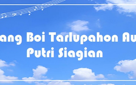 Dang Boi Tarlupahon Au - Putri Siagian