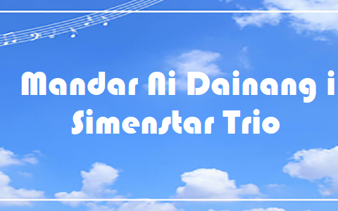Mandar Ni Dainang i - Simenstar Trio